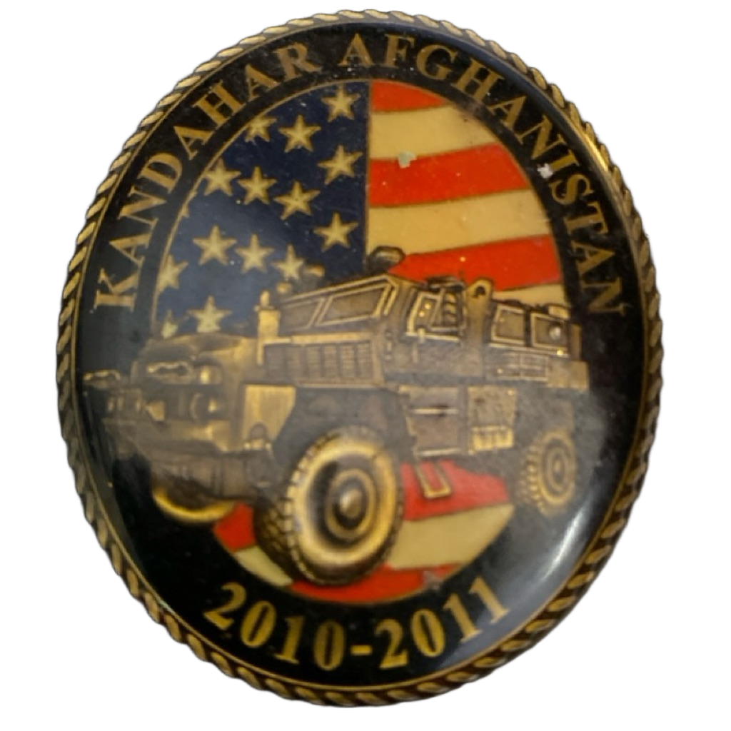 Special Operations Command Kandahar Afghanistan Challenge Coin — back