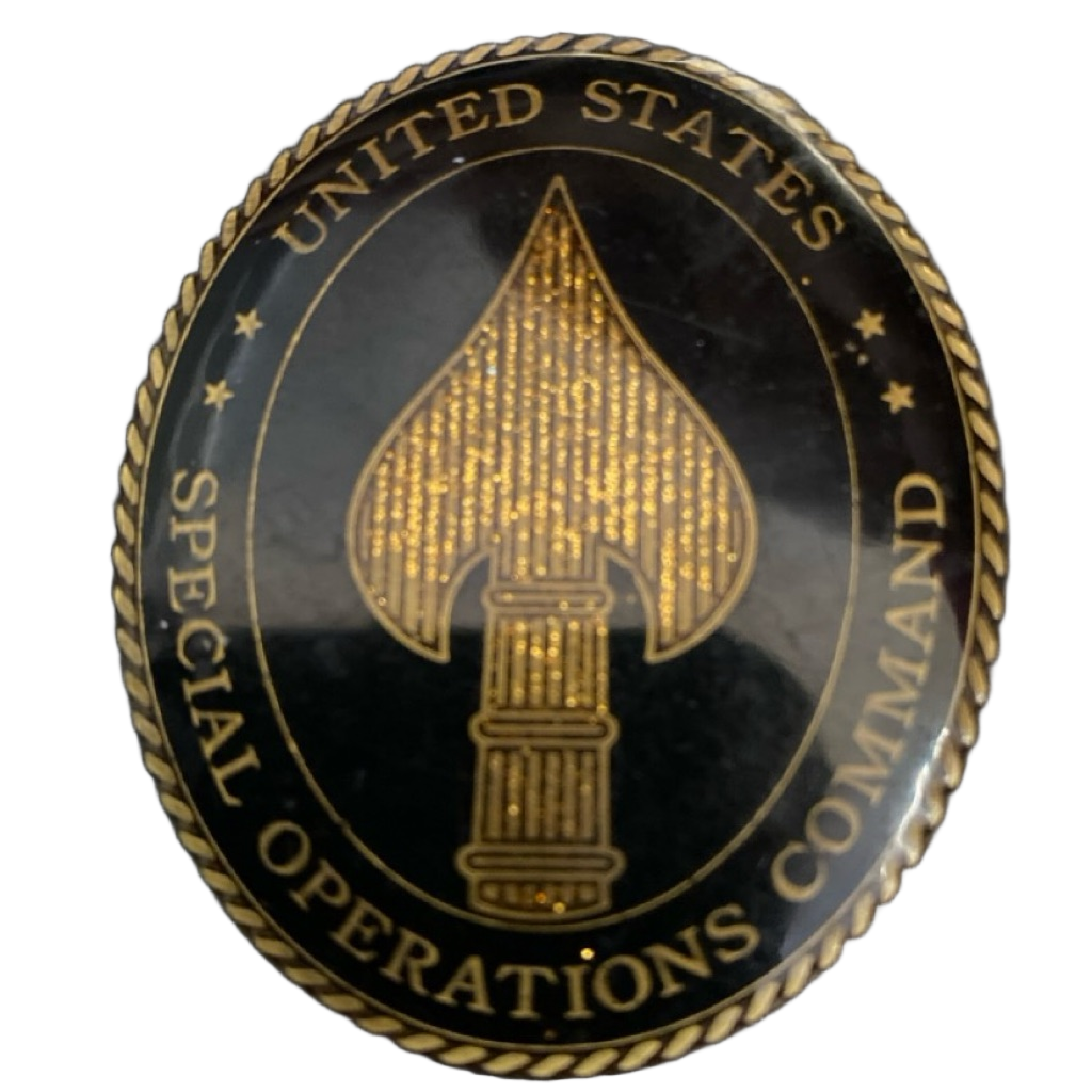 Special Operations Command Kandahar Afghanistan Challenge Coin — front