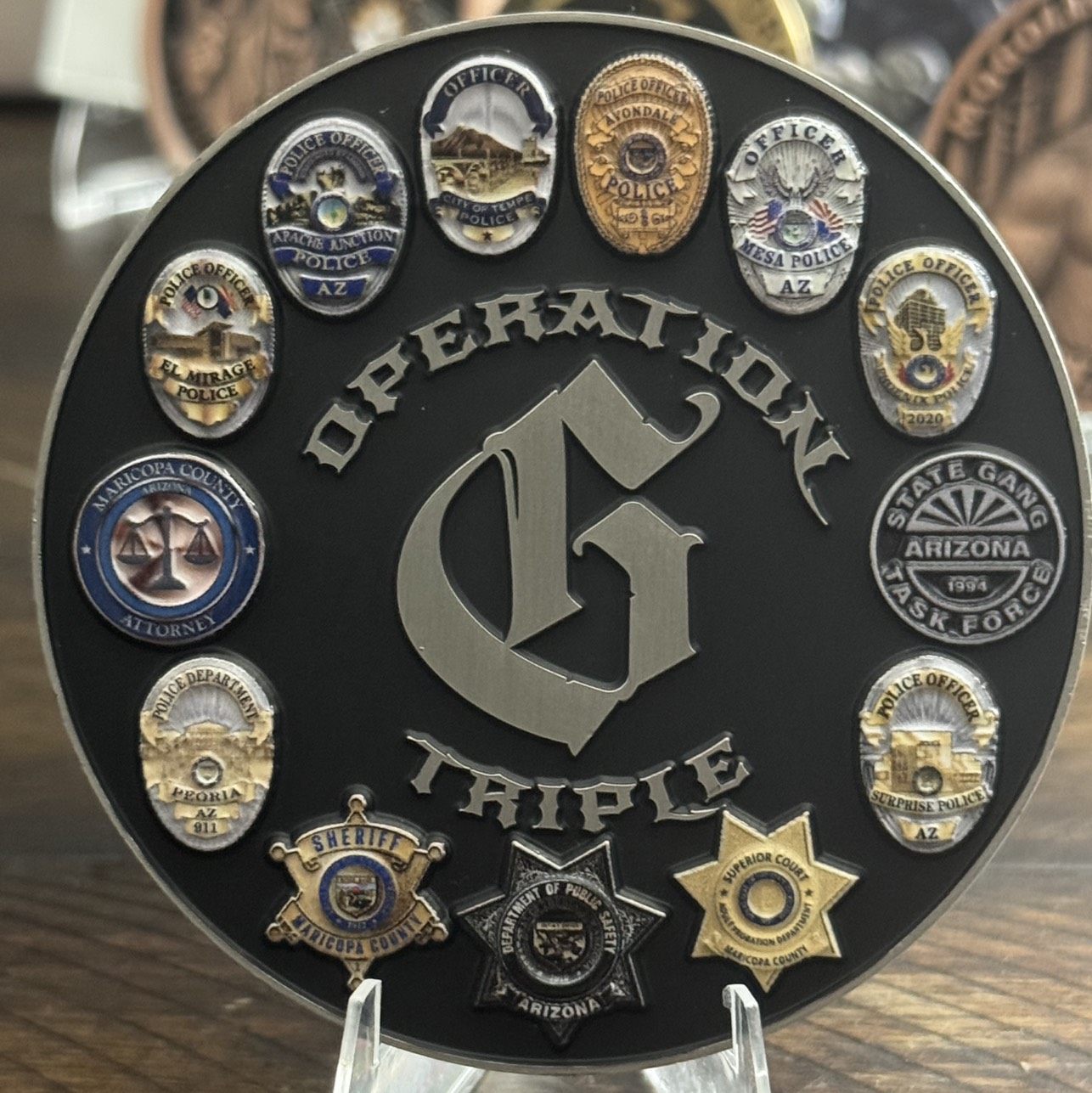 Arizona State Gang Task Force (Operation Triple G) — front