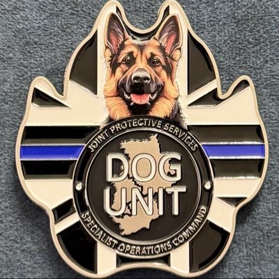Bedfordshire Cambridgeshire Hertfordshire Dog Unit Challenge Coin