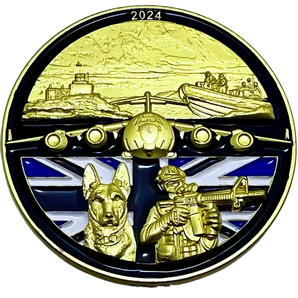 Gibraltar Defence Police Gold 1 of 20 #15 — front