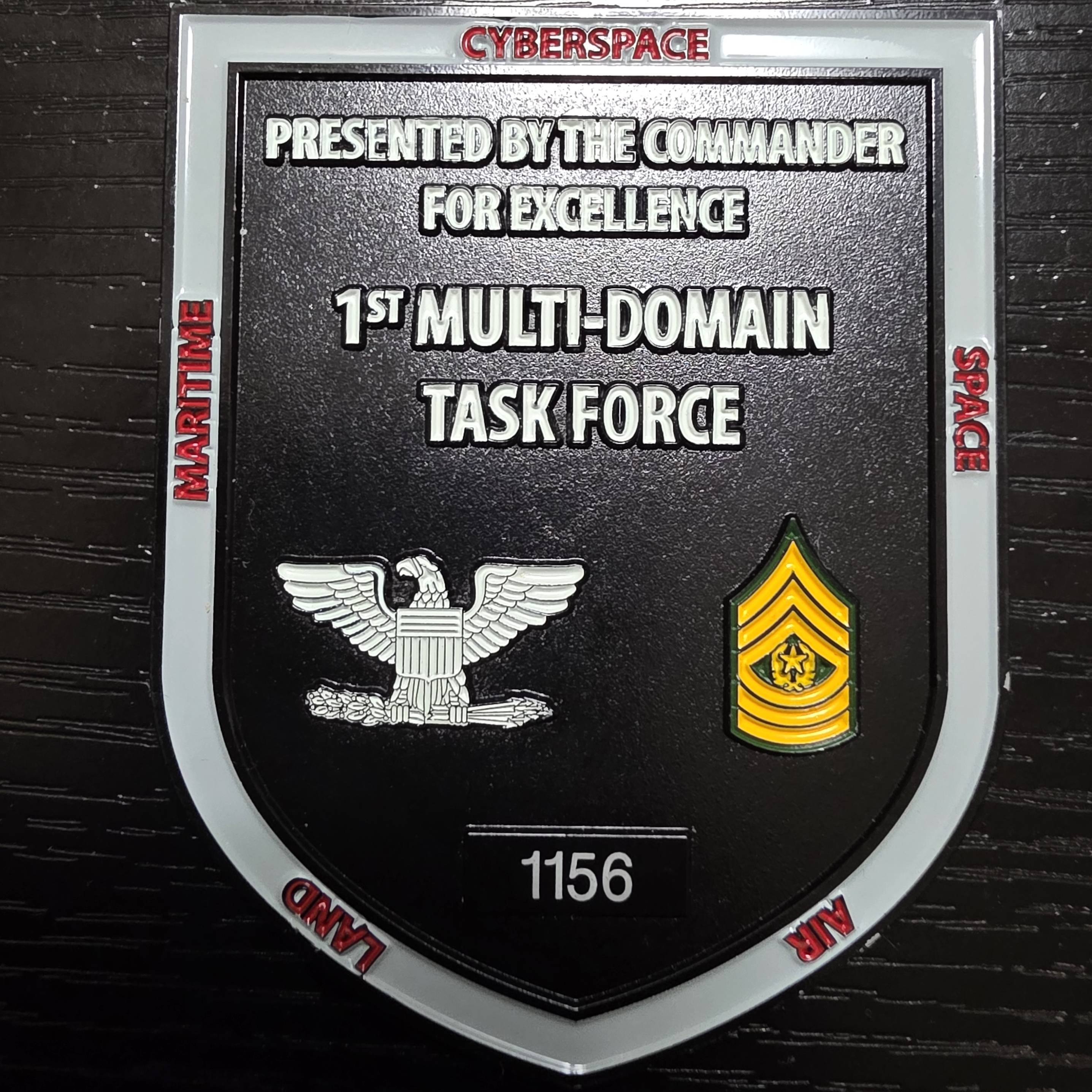 1st MDTF Coin — back