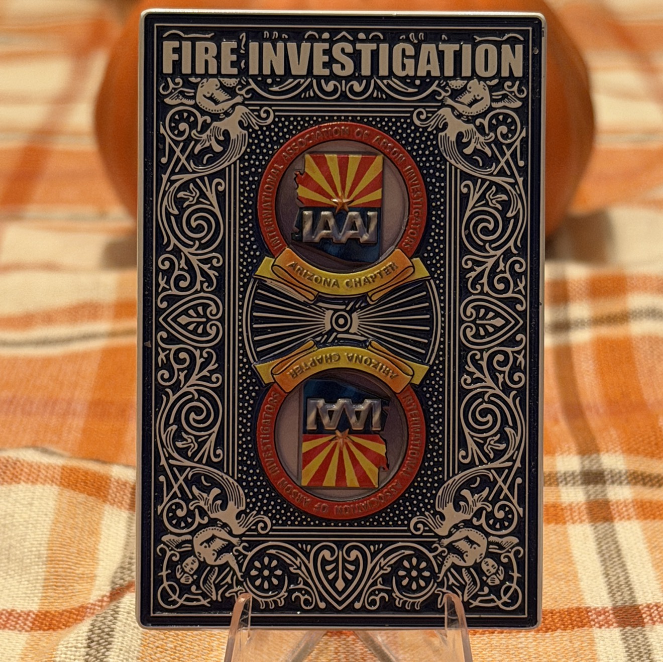 Arizona Chapter IAAI Playing Card — front