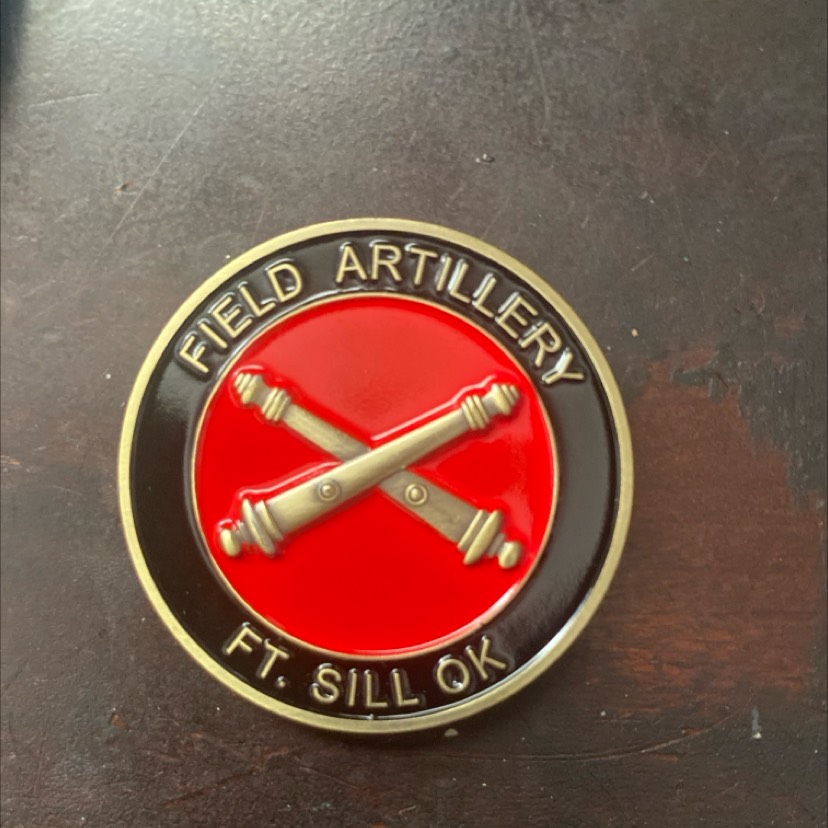 Field Artillery – Ft. Sill, OK Coin – A Story of Cannon Heritage and Training Ground — front