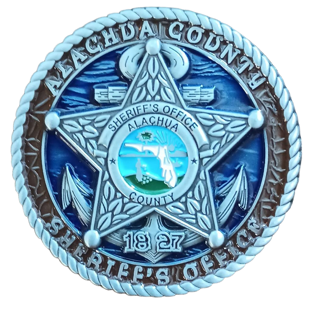 Alachua County Sheriff's Office Challenge Coin — front