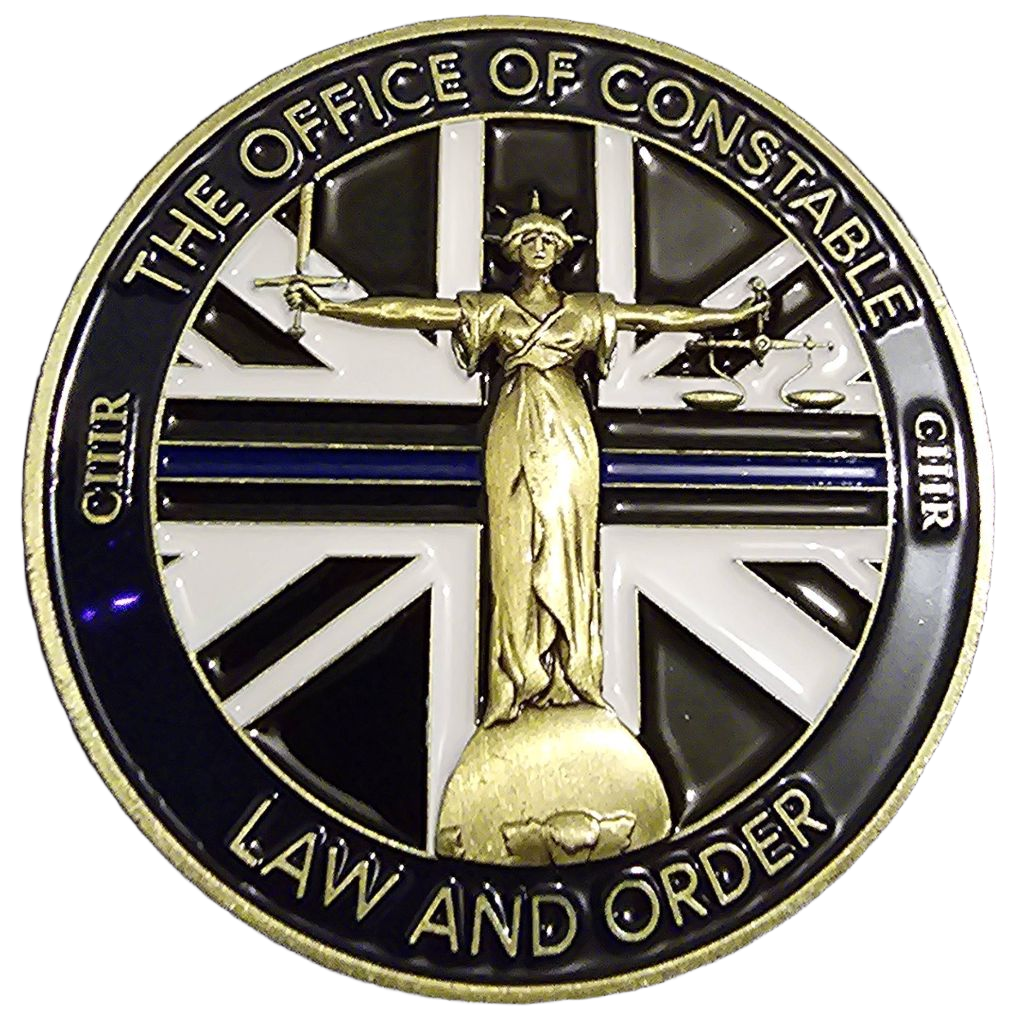Office of Constable and North Area BCU Metropolitan Police Challenge Coin — front