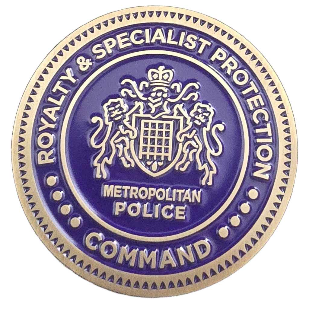 Metropolitan Police Royalty & Specialist Protection Command Challenge Coin — front