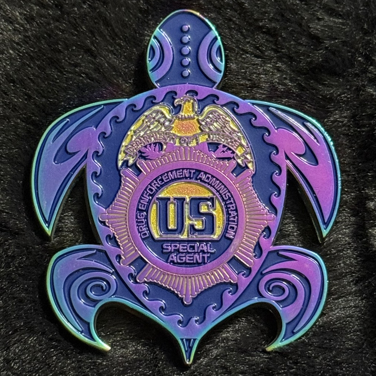 DEA West Palm Beach District Office Turtle (Oil Slick Variant) — front
