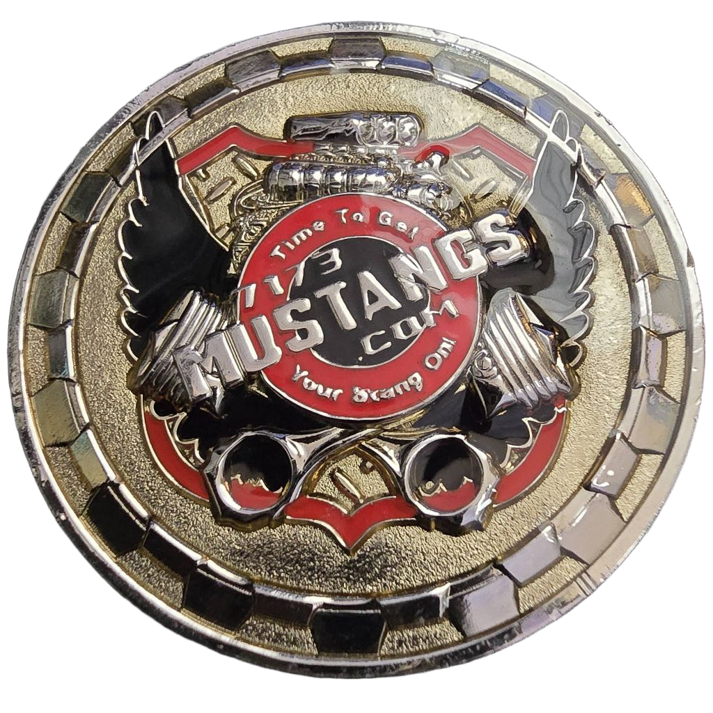 Ford Mustang Challenge Coin 1971-1972-1973 — back