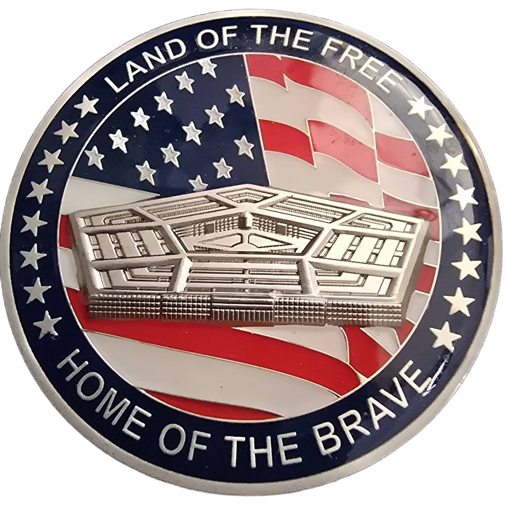 9/11 20 year memorial coin — back