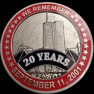 9/11 20 year memorial coin