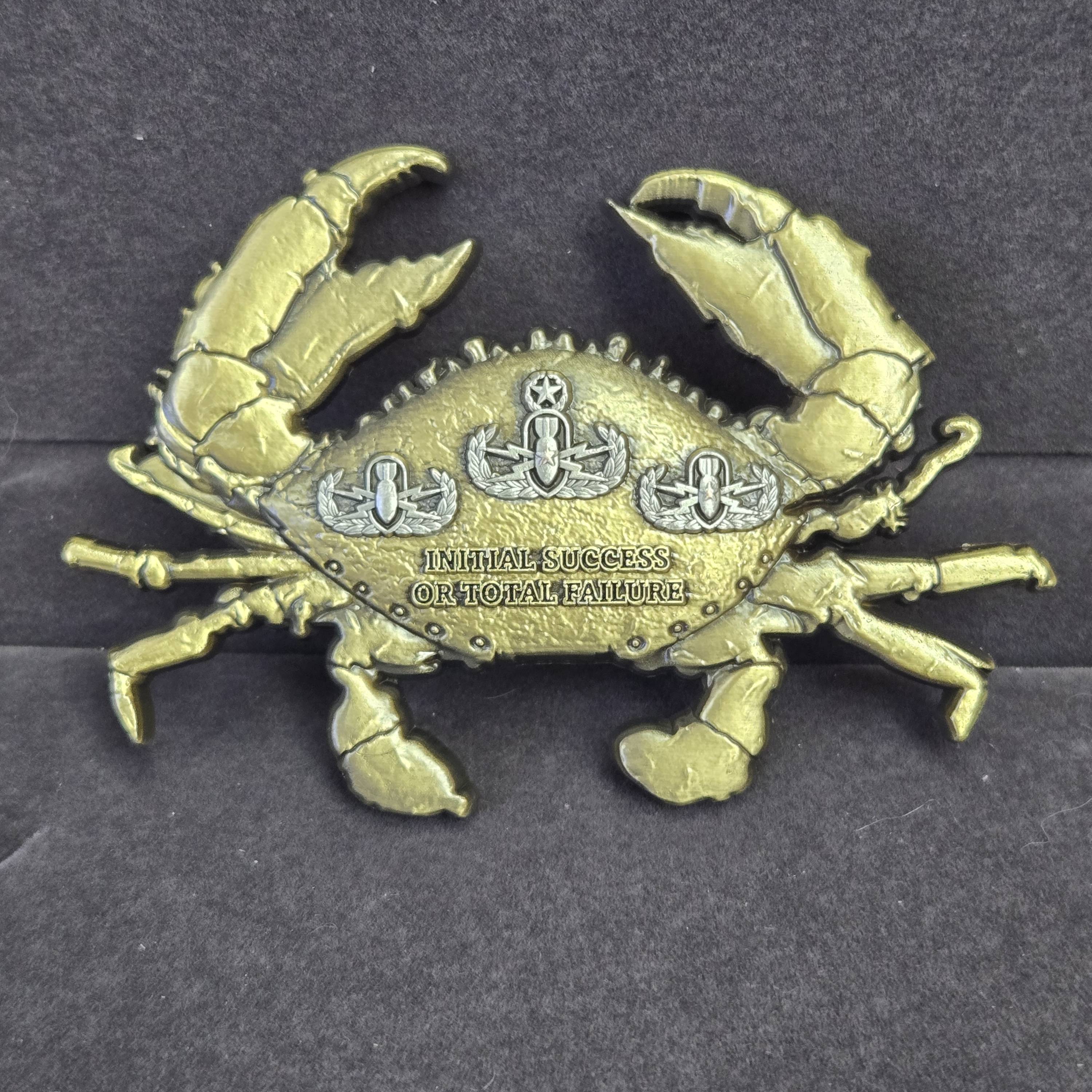 EOD Crab Coin — back