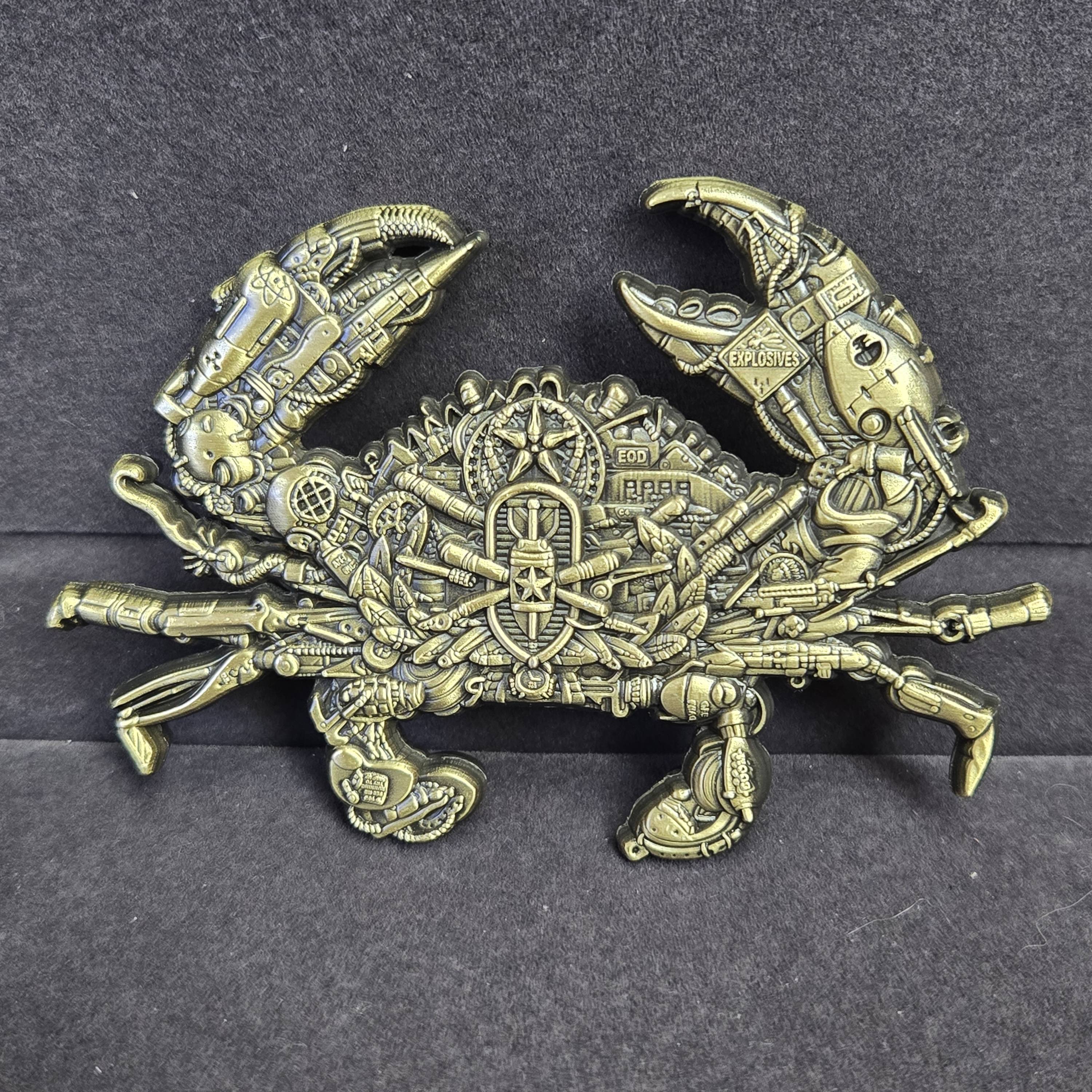 EOD Crab Coin — front