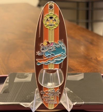 Surf city fire stitch surfboard