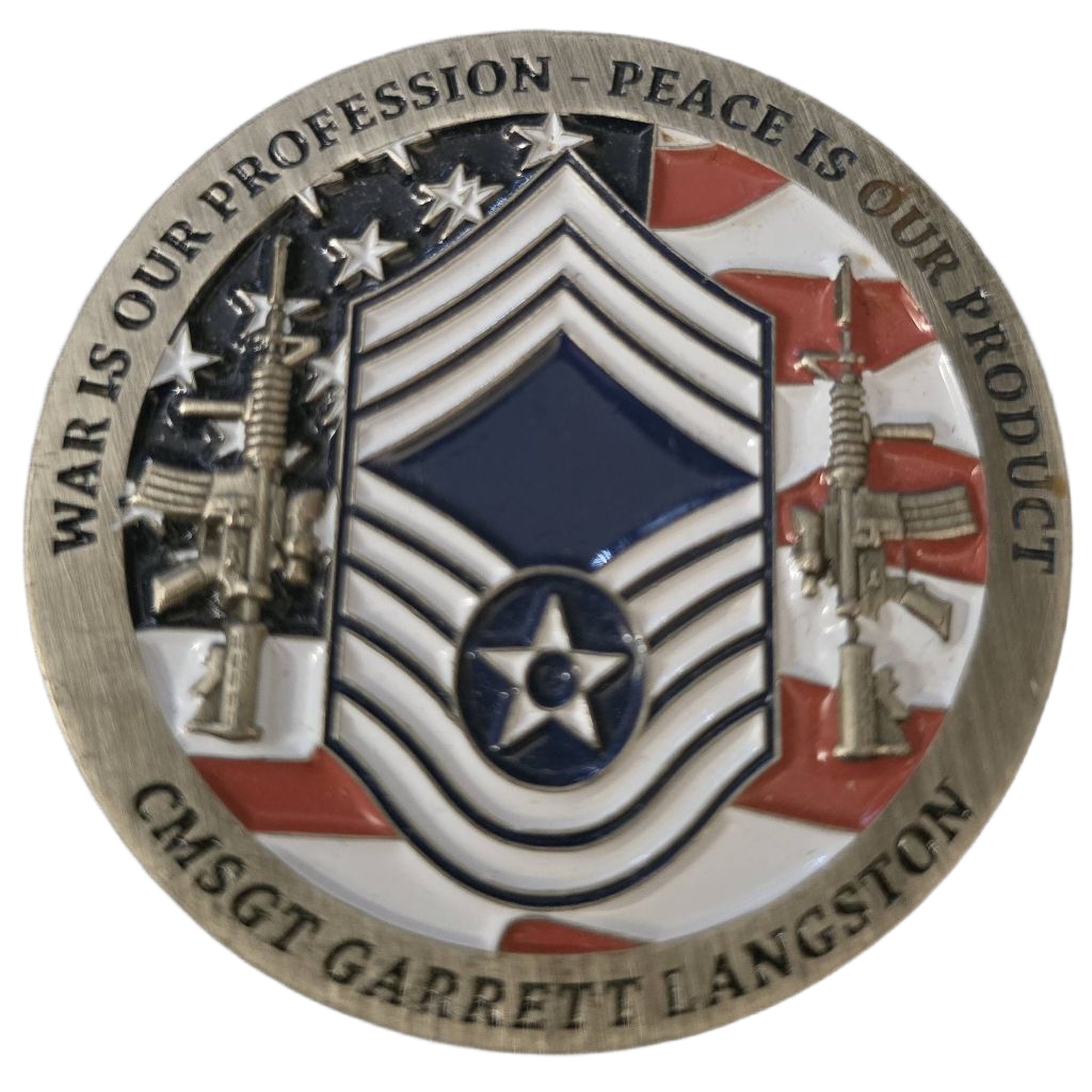 CMSgt Garrett Langston — back