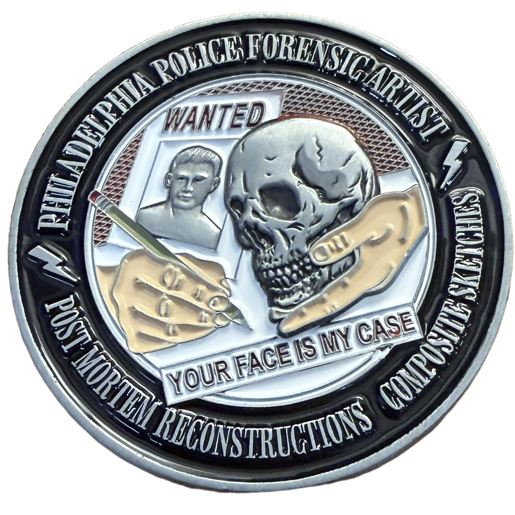 Philadelphia Police Department Forensic Artist Jonny Castro — back