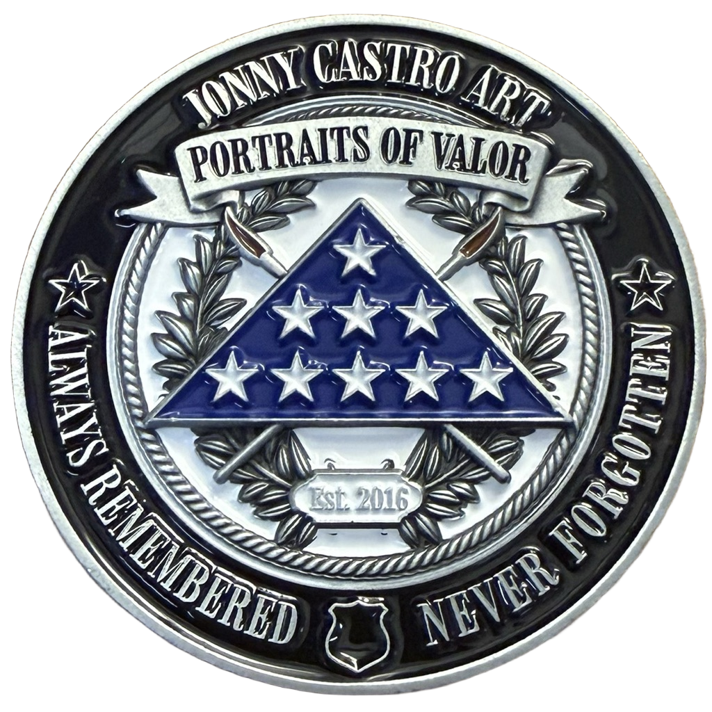 Philadelphia Police Department Forensic Artist Jonny Castro — front