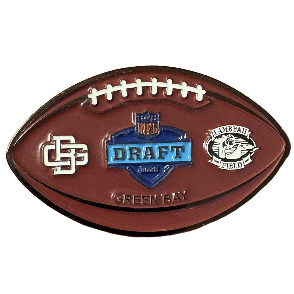 Wisconsin State Patrol Draft Football — back