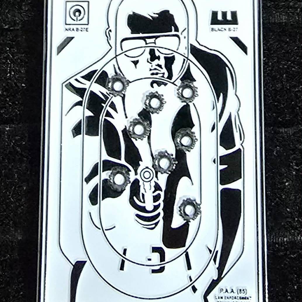 Specialist firearms command XIX playing card — back