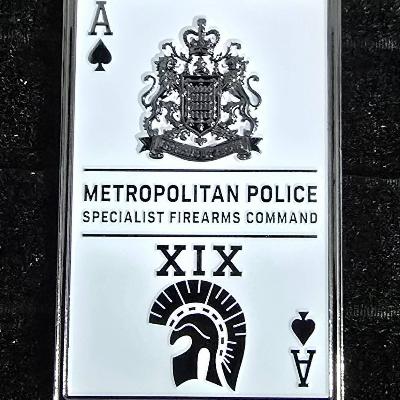 Specialist firearms command XIX playing card