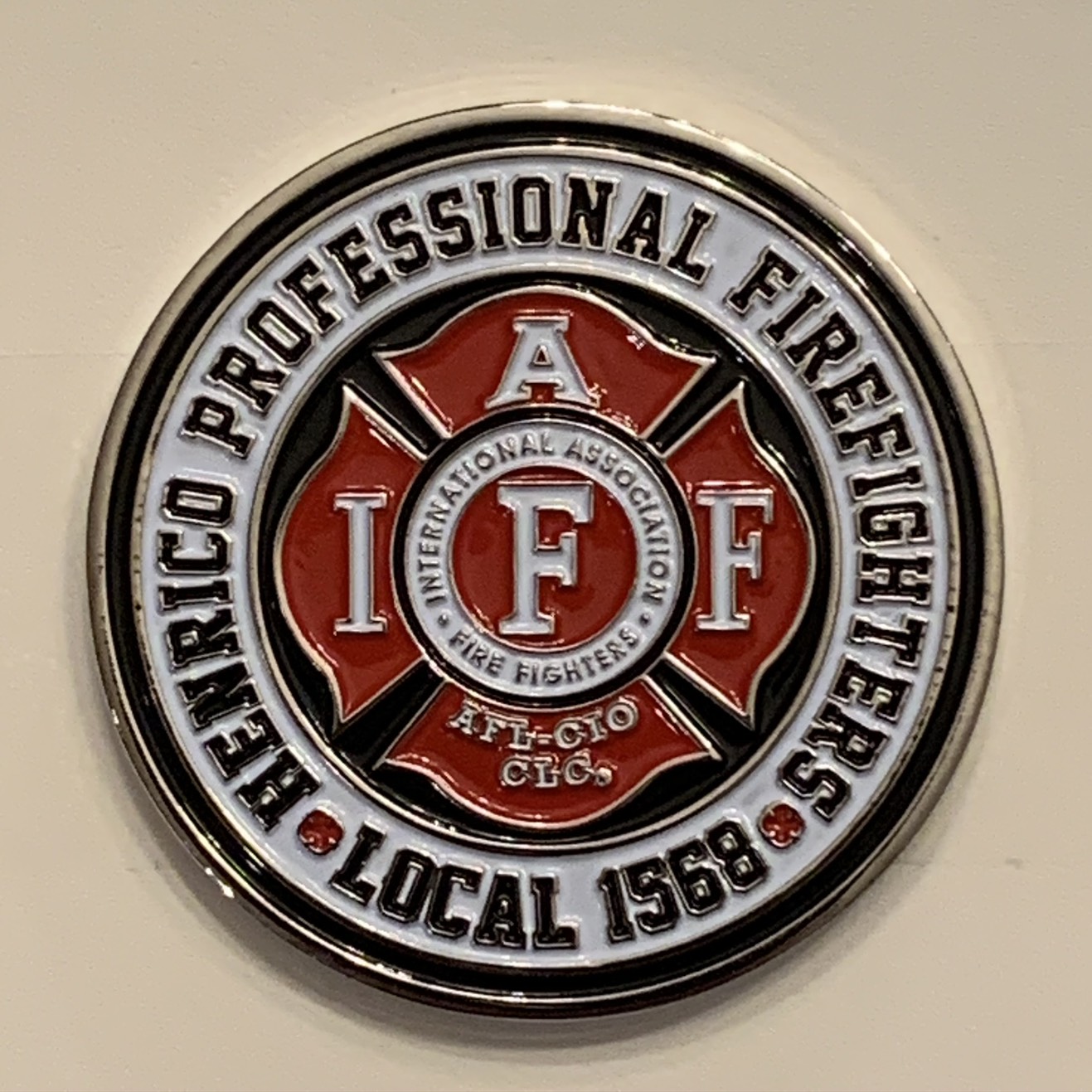 Henrico Fire Union Local 1568 — back
