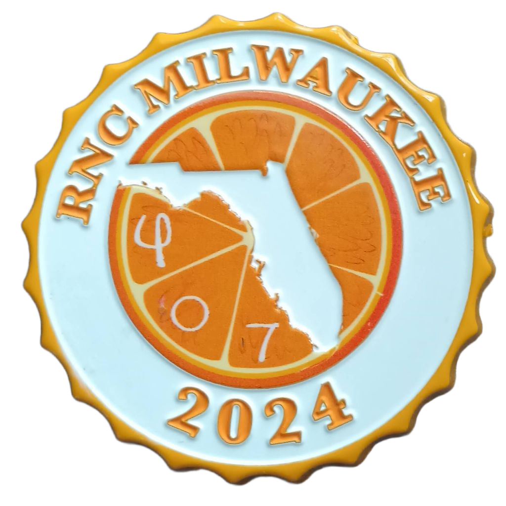 RNC Milwaukee 2024 Challenge Coin — back
