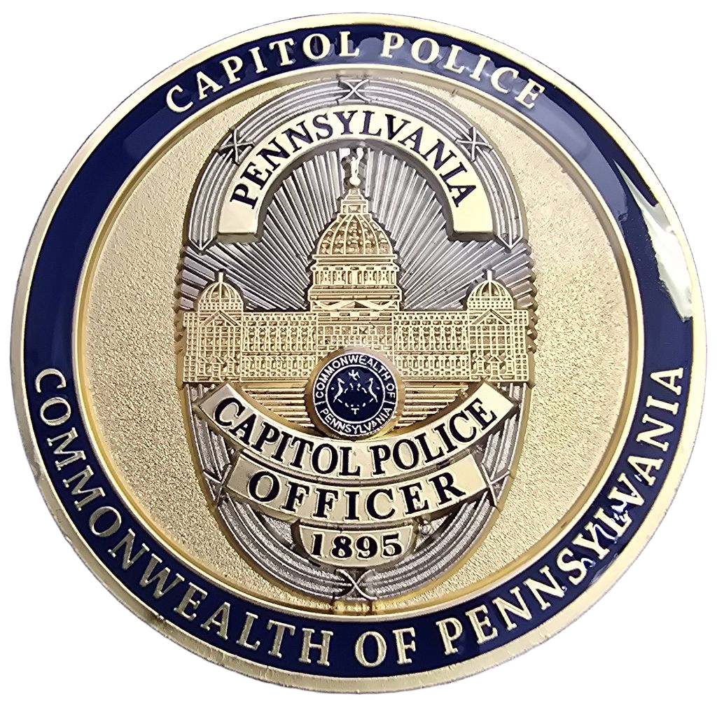 Pennsylvania Capitol Police Officer Challenge Coin — front