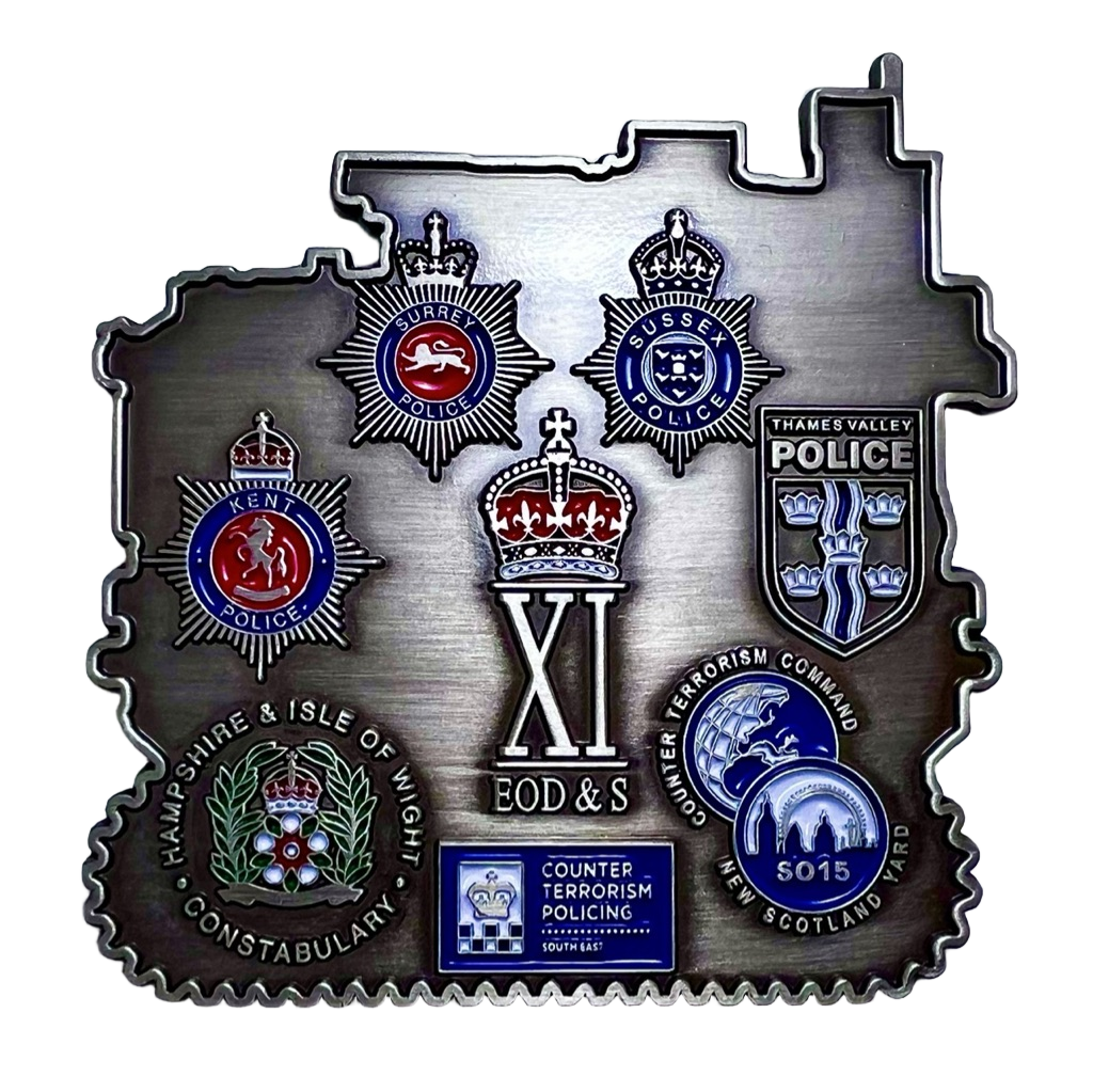 Sea Stoat coin - Harris T7 Bomb disposal RCV — back