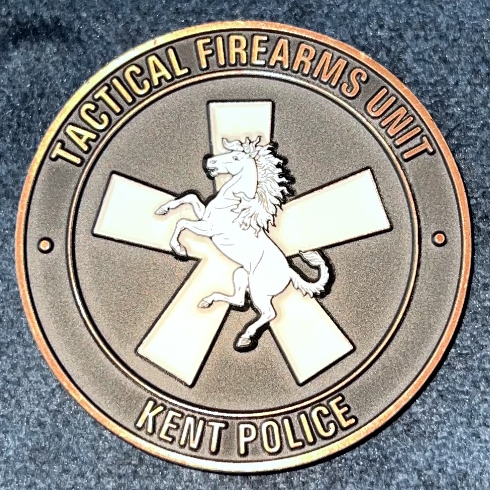 Kent Police Tactical Firearms Unit Operational Firearms Commander Armed Response — back