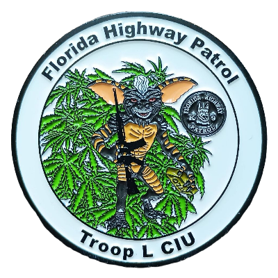 Florida Highway Patrol Troop L CIU Challenge Coin