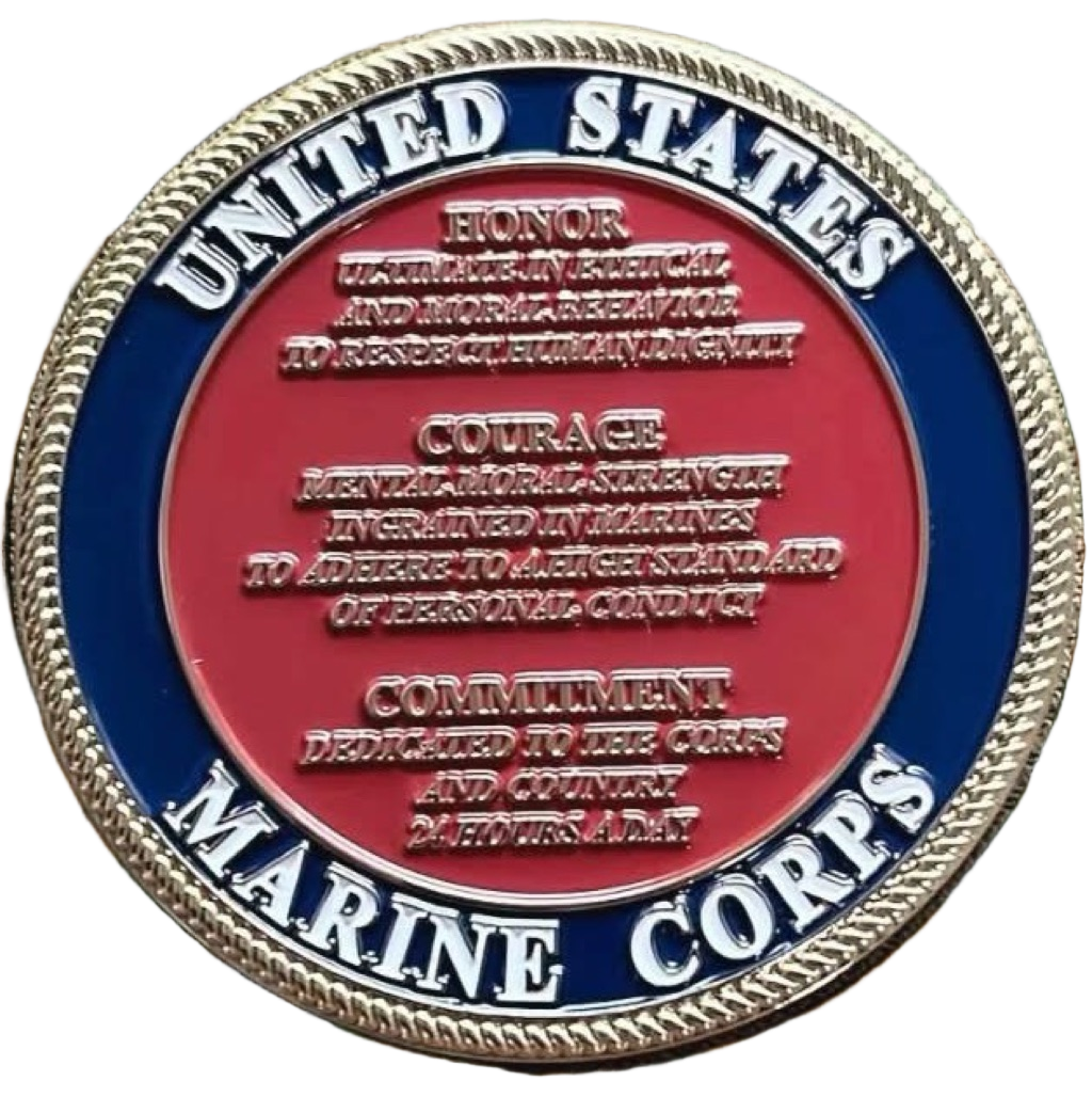 HONOR, COURAGE, COMMITMENT — front