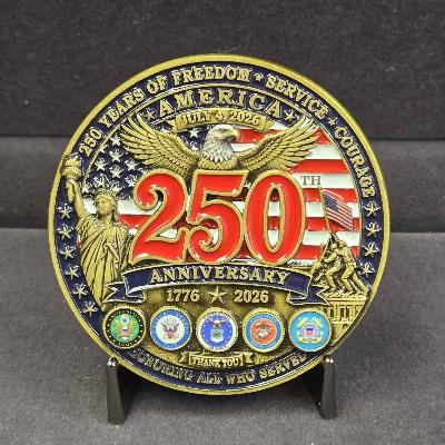 250th Veterans Appreciation Challenge Coin