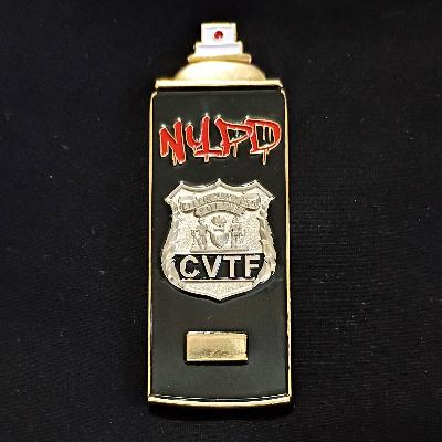 NYPD citywide Vandal squad spray can variant challenge coin