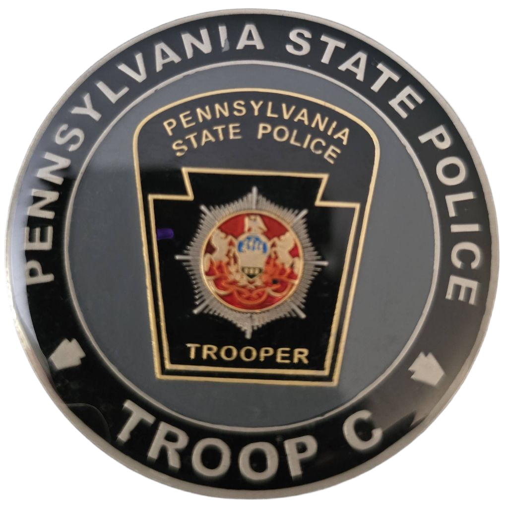 Pennsylvania state police troop C punxutawney Phil — front