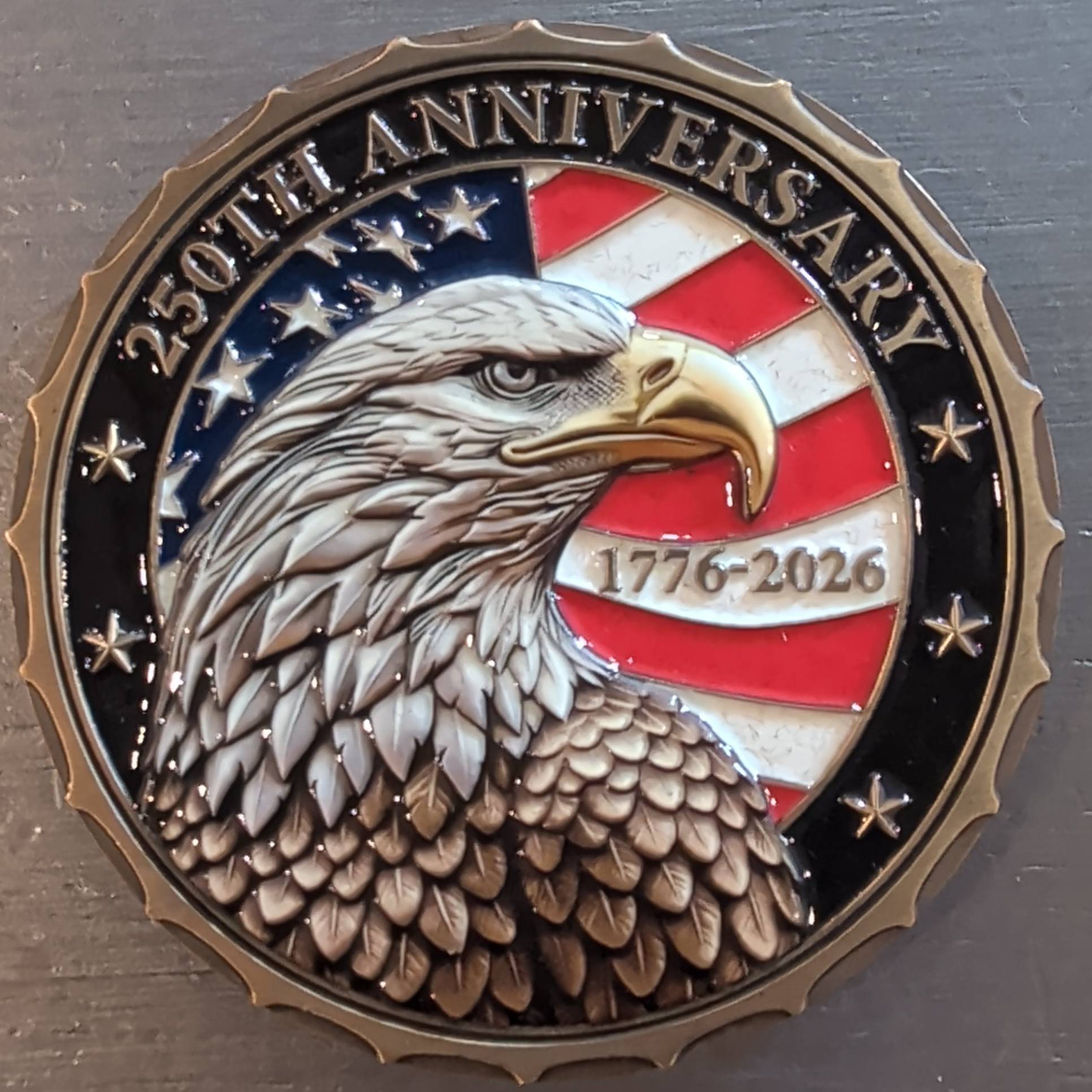 America 250th Anniversary — back