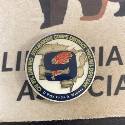 USMC 9th Marine Corps Recruiting District Commanding Officer Presentation Coin