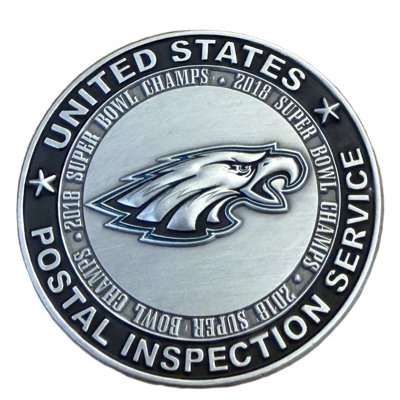 US Postal Inspection Service Philadelphia Division Eagles Super Bowl