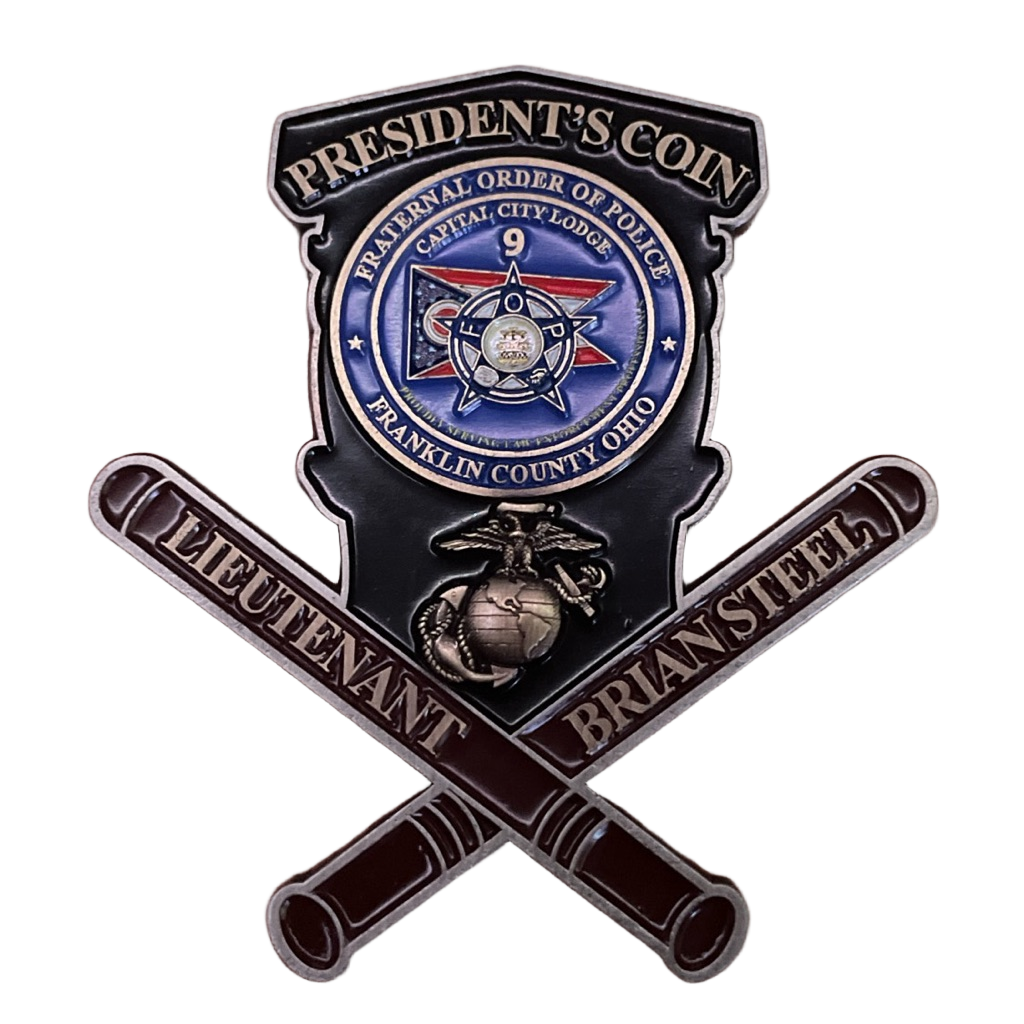 Ohio FOP #9 Presidents Coin — back