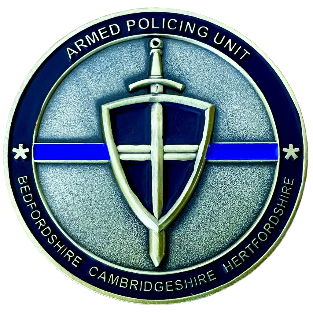 Armed Policing Unit - Team E Challenge Coin — back