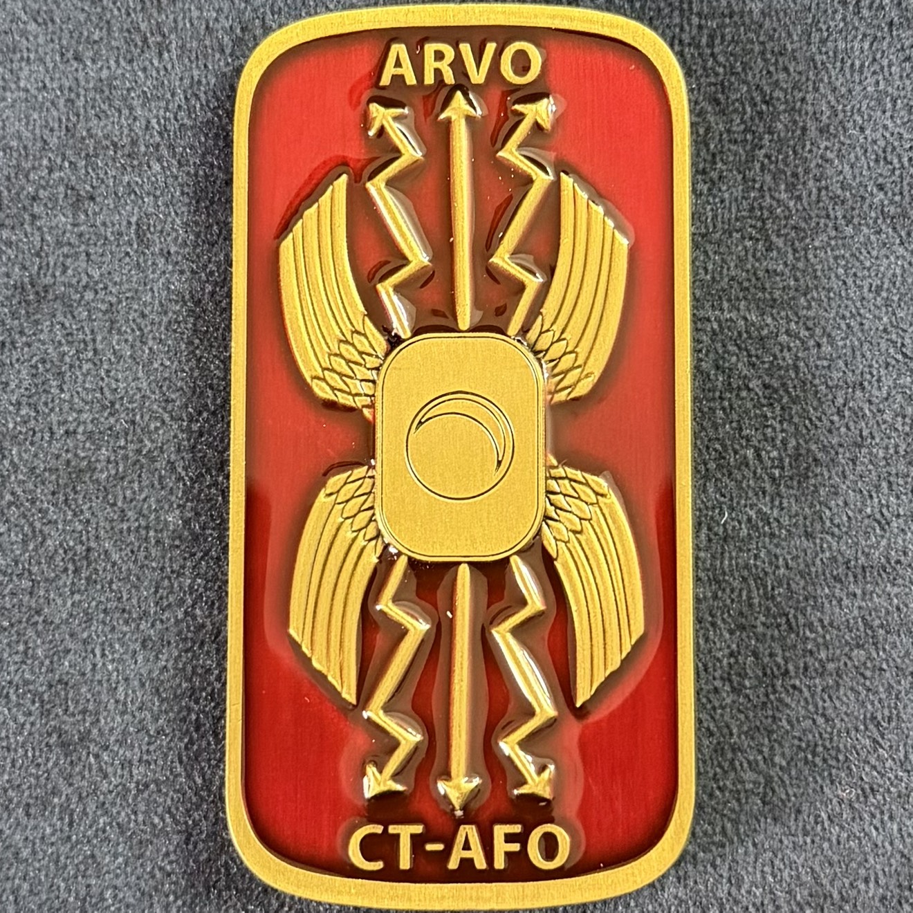 City of London Police Trojan Challenge Coin — front