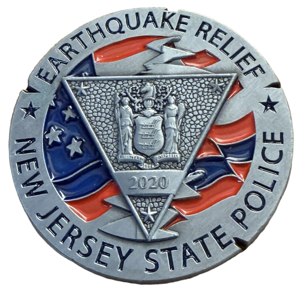 NJSP Earthquake Relief — front