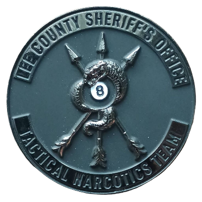 Lee County Sheriff's Office Tactical Narcotics Unit Challenge Coin