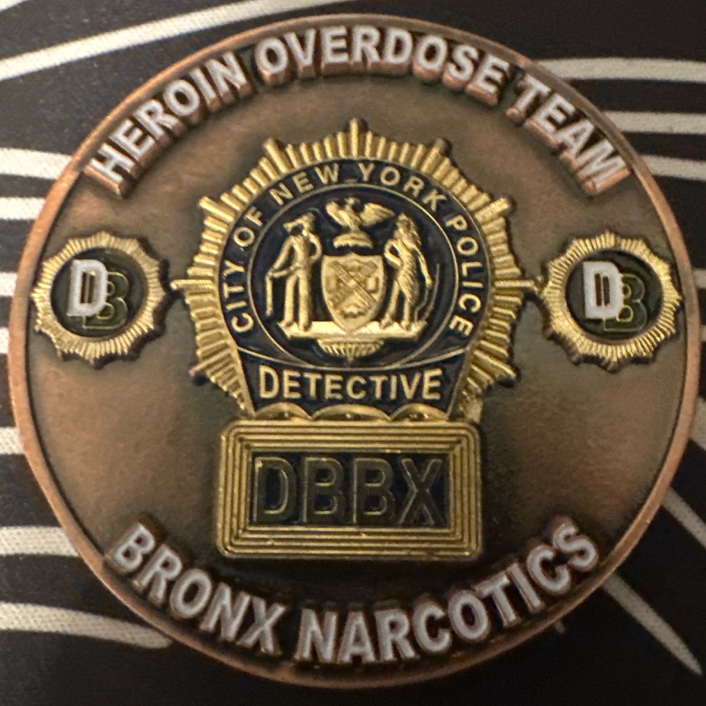 NYPD Heroin Overdose Team BRX Narcotics — front