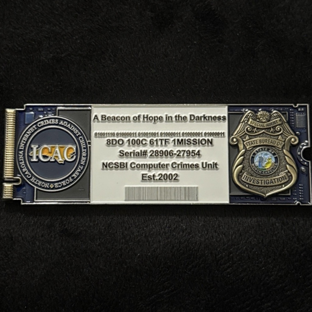 North Carolina State Bureau of Investigation ICAC — front
