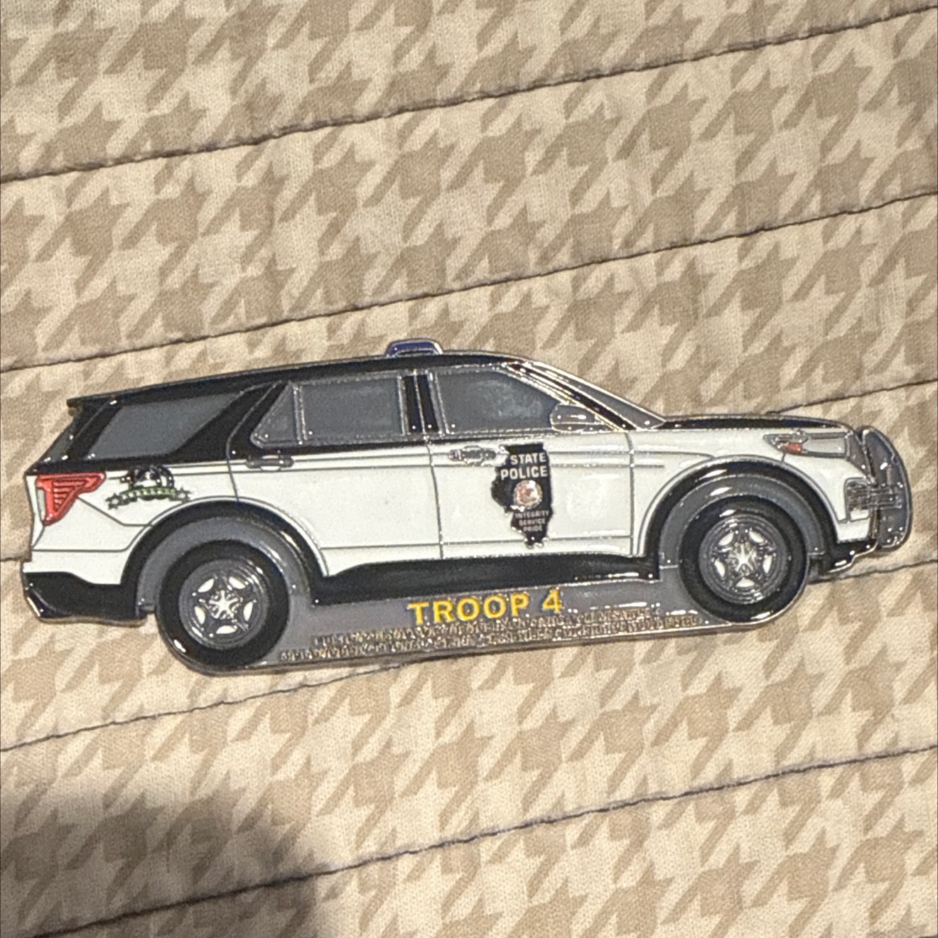 Illinois state police troop 4 — back