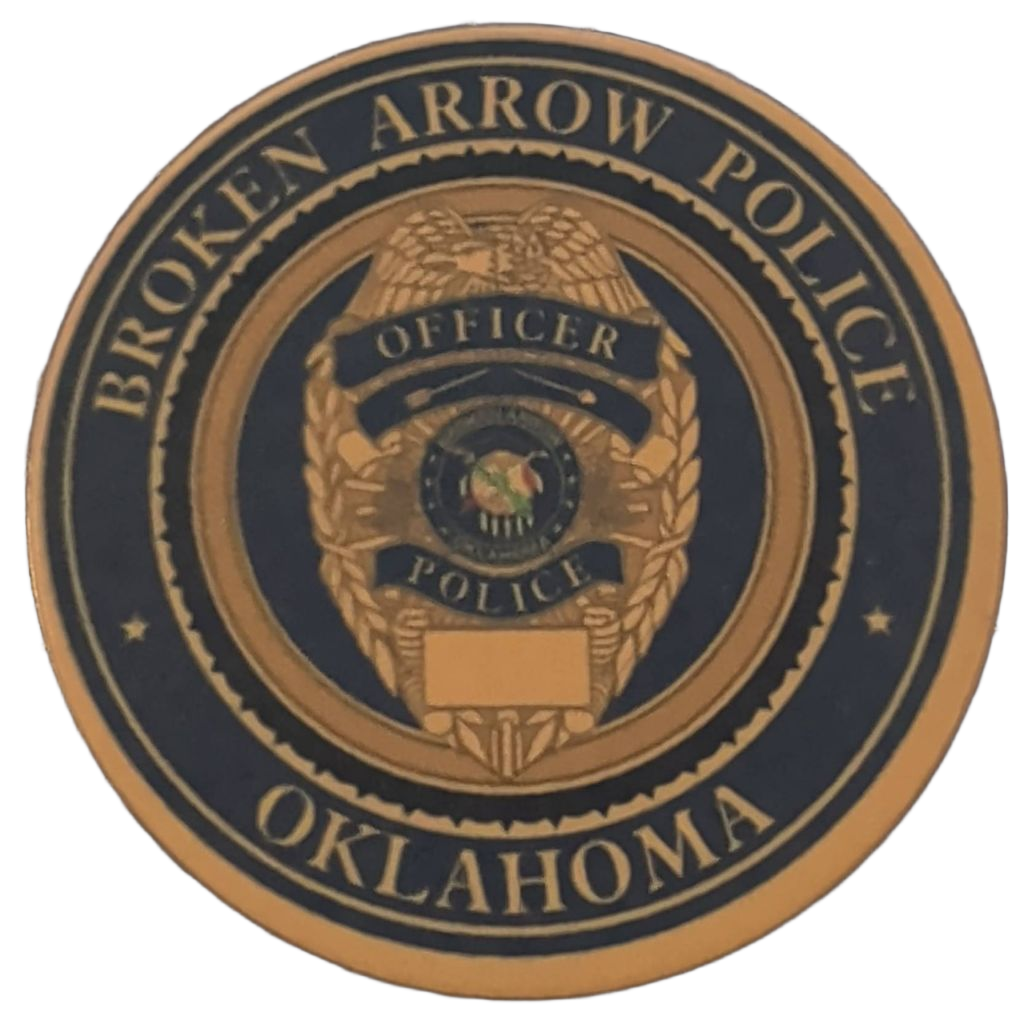 Broken Arrow Police Department Casino Chip — front