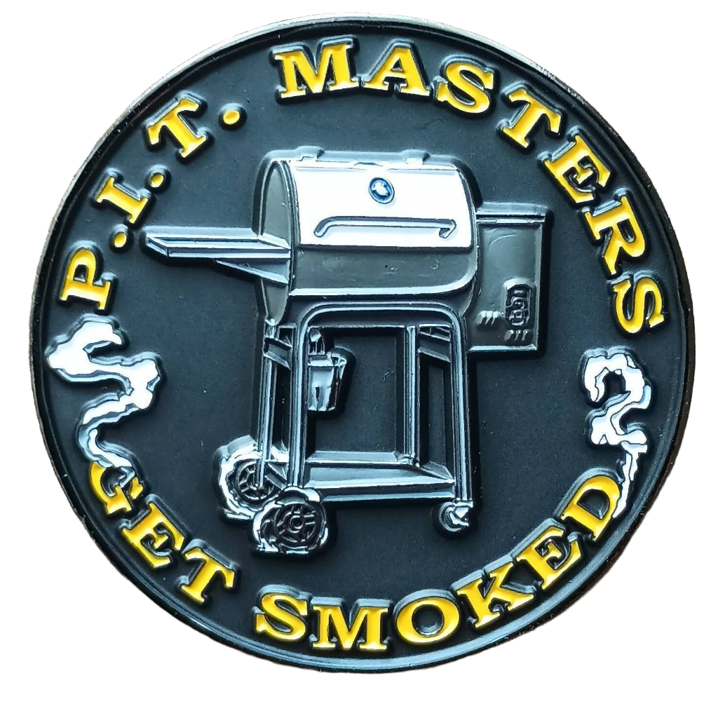 Pit Masters FHP Challenge Coin — back