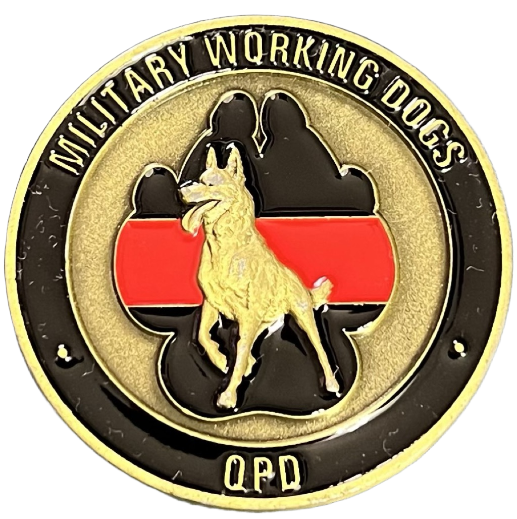 Royal Air Force Police Military Working Dogs Challenge Coin — front