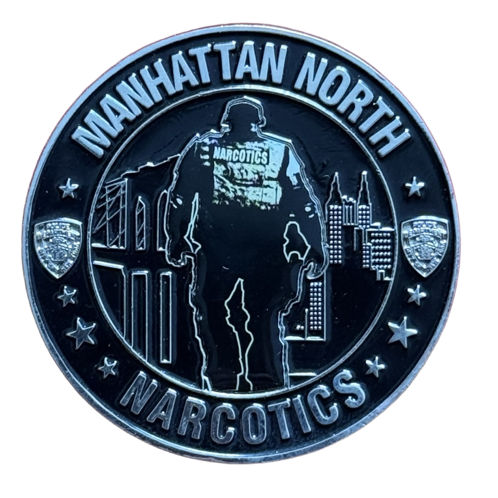 NYPD Organized Crime Control Bureau Narcotics Manhattan North — back