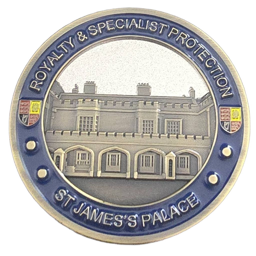 St James's Palace Challenge Coin — back